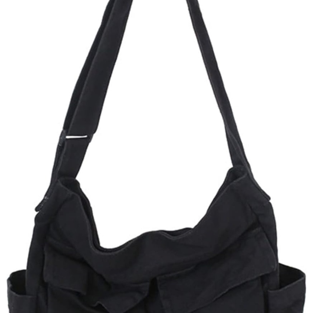 Black messenger bag